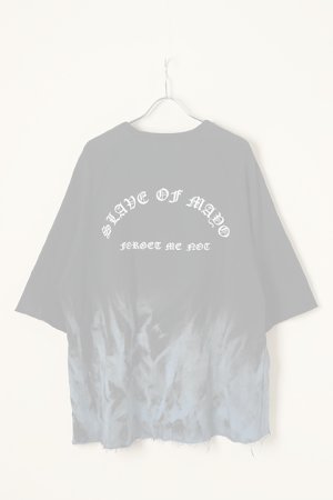 画像5:   MAYO×slave of fashion メイヨー×スレイブオブファッション 【SLAVE OF MAYO】POP UP DOUBLE NAME LIMITED ITEM Fire SWEAT Tee{22MY-YS-UB-01-BLU-BBS}