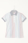   レザレクション｜Resurrection W's Candy Stripe Polo / ウィメンズ キャンディストライプポロ{-BBS}