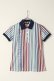 画像1: {SOLD}レザレクション｜Resurrection W's Candy Stripe Polo / ウィメンズ キャンディストライプポロ{-BBS} (1)