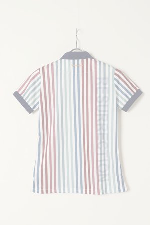 画像7:   レザレクション｜Resurrection W's Candy Stripe Polo / ウィメンズ キャンディストライプポロ{-BBS}