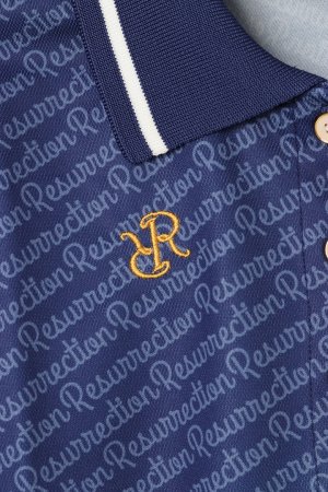 画像5: 【 50%OFF セール19,800円→9,900円】 レザレクション｜Resurrection スロープグラデーションポロ{-BBS}