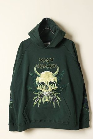 画像1: MAYO メイヨー MAYO Devil Skull Embroidery Hoodie{-BCS}