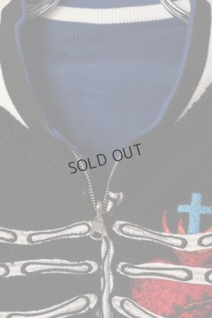 画像2: {SOLD}MAYO メイヨー MAYO BONES Embroidery Reversible Bomber Jacket{-BCA}