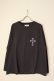 画像3: MAYO メイヨー MAYO CROSS Embroidery Raglan Long Sleeve Tee{23MY-LT11-BCA}