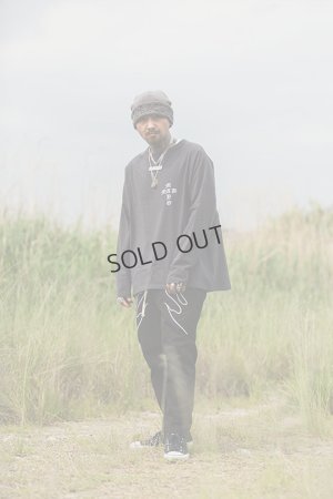 画像7: {SOLD}MAYO メイヨー MAYO CROSS Embroidery Raglan Long Sleeve Tee{23MY-LT11-BCA}