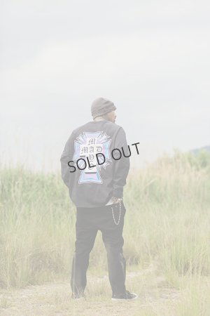 画像12: {SOLD}MAYO メイヨー MAYO CROSS Embroidery Raglan Long Sleeve Tee{23MY-LT11-BCA}