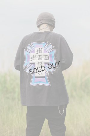 画像13: {SOLD}MAYO メイヨー MAYO CROSS Embroidery Raglan Long Sleeve Tee{23MY-LT11-BCA}