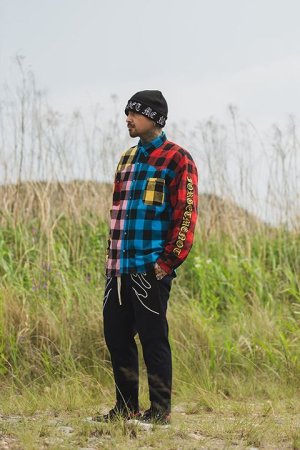 画像9: 【 20%OFF セール｜30,800円→24,640円】 MAYO メイヨー MAYO CROSS Embroidery Check Shirt{-BCA}