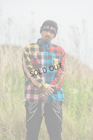 画像10: {SOLD}MAYO メイヨー MAYO CROSS Embroidery Check Shirt{-BCA}