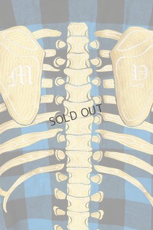 画像2: {SOLD}MAYO メイヨー MAYO BONES Embroidery Check Shirt{-BCA}