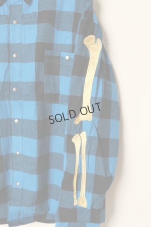 画像5: {SOLD}MAYO メイヨー MAYO BONES Embroidery Check Shirt{-BCA}