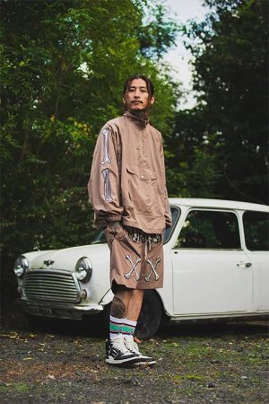 画像6: MAYO メイヨー MAYO BONES Embroidery Anorak{-BDS}