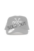 {SOLD}【24SS新作】MAYO メイヨー MAYO CROSS BONE Embroidery Mesh CAP{-BDS}