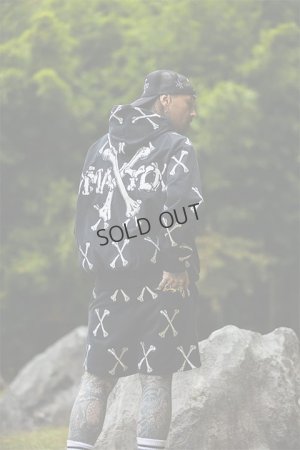 画像7: {SOLD}MAYO メイヨー MAYO CROSS BONE Embroidery Mesh CAP{-BDS}