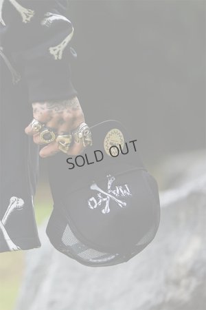画像9: {SOLD}MAYO メイヨー MAYO CROSS BONE Embroidery Mesh CAP{-BDS}