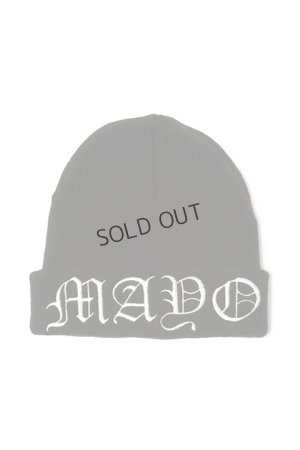 画像1: {SOLD}MAYO メイヨー MAYO LOGO EMBROIDERY KNIT CAP{-BDA}