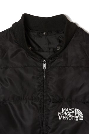 画像4: MAYO メイヨー FIRE EMBROIDERY NYLON DOWN JKT（ダウンあり）{-BDA}