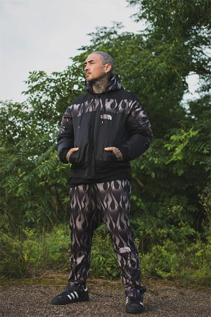 画像9: MAYO メイヨー FIRE EMBROIDERY NYLON DOWN JKT（ダウンあり）{-BDA}