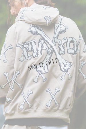 画像9: {SOLD}MAYO メイヨー MAYO CROSS BONES Embroidery Hoodie{-BDS}