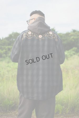 画像9: {SOLD}MAYO メイヨー MAYO WOOL EMBROIDERY CHECK SHIRT JACKET{-BDA}