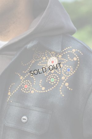 画像11: {SOLD}MAYO メイヨー MAYO WOOL EMBROIDERY CHECK SHIRT JACKET{-BDA}