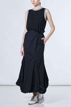 画像3: ダブスタ ダブルスタンダードクロージング｜DOUBLE STANDARD CLOTHING ESSENTIAL / ライトワッシャータフタスカート{-BES}