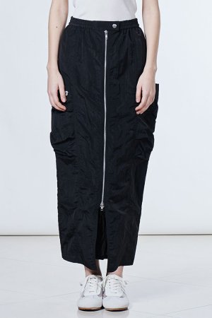 画像1: ダブスタ ダブルスタンダードクロージング｜DOUBLE STANDARD CLOTHING ESSENTIAL / グロッシータフタスカート{-BES}