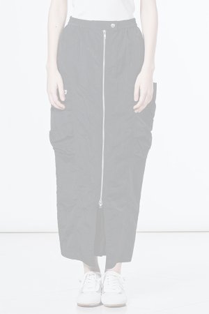 画像1:   ダブスタ ダブルスタンダードクロージング｜DOUBLE STANDARD CLOTHING ESSENTIAL / グロッシータフタスカート{-BES}