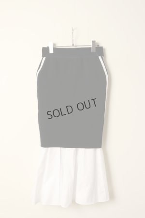 画像6: {SOLD}ダブスタ ダブルスタンダードクロージング｜DOUBLE STANDARD CLOTHING １４G3Pミラノリブ×タフタリバーシブルスカート{-BCA}