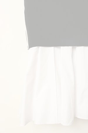 画像7:   ダブスタ ダブルスタンダードクロージング｜DOUBLE STANDARD CLOTHING １４G3Pミラノリブ×タフタリバーシブルスカート{-BCA}