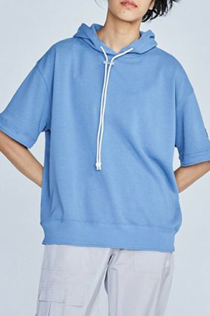 画像1: 【 50%OFF セール｜19,800円→9,900円】 DOUBLE STANDARD CLOTHING ダブルスタンダードクロージング ESSENTIAL / UVカット加工フーディートップス{-BBS}