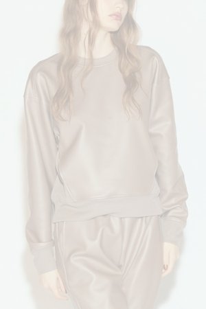 画像1:  {SOLD} ダブスタ ダブルスタンダードクロージング｜DOUBLE STANDARD CLOTHING ESSENTIAL / アクアスーティングライクレザープルオーバー{-BCA}