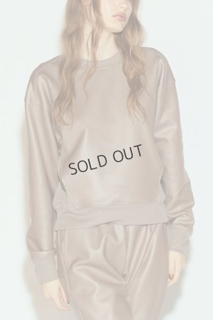 画像1: {SOLD}ダブスタ ダブルスタンダードクロージング｜DOUBLE STANDARD CLOTHING ESSENTIAL / アクアスーティングライクレザープルオーバー{-BCA}