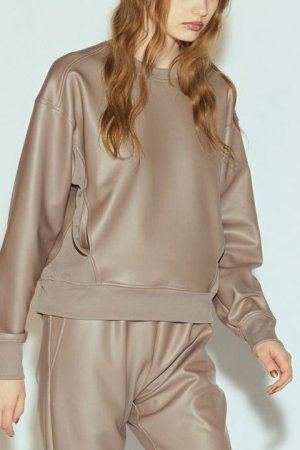 画像2: 【 40%OFF セール18,700円→11,220円】 ダブスタ ダブルスタンダードクロージング｜DOUBLE STANDARD CLOTHING ESSENTIAL / アクアスーティングライクレザープルオーバー{-BCA}