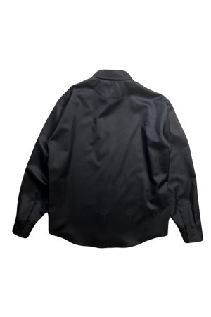 画像2: roarguns ロアーガンズ CROSS JACQUARD WOOL SHIRT{-BEA}