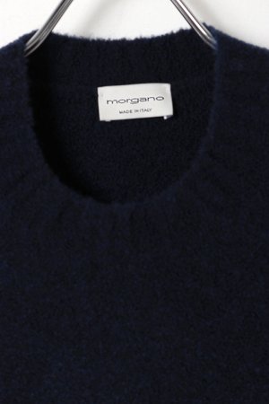 画像2: MORGANO モルガーノ Girocollo manica a martello{-BEA}