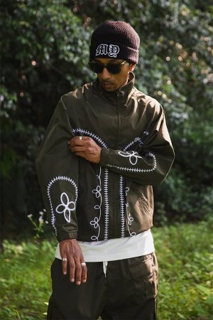 画像3: MAYO メイヨー IRON CROSS LOGO REVERSIBLE EMBROIDERY KNIT CAP ニットキャップ{-BEA}