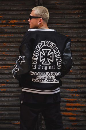 画像8: MAYO メイヨー MY FGMN EMBROIDERY STADIUM JKT 刺繍スタジャン{-BEA}