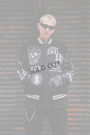 画像11: {SOLD}MAYO メイヨー MY FGMN EMBROIDERY STADIUM JKT 刺繍スタジャン{-BEA}