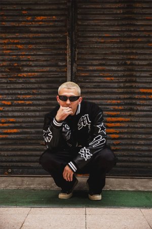 画像12: MAYO メイヨー MY FGMN EMBROIDERY STADIUM JKT 刺繍スタジャン{-BEA}