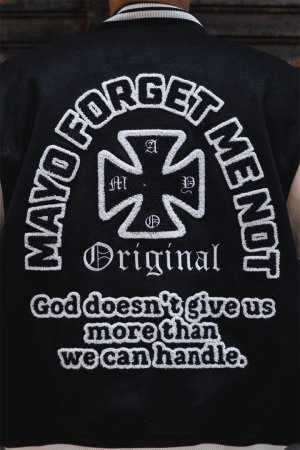 画像5: MAYO メイヨー MY FGMN EMBROIDERY STADIUM JKT 刺繍スタジャン{-BEA}