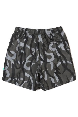 画像2: MAYO メイヨー THUNDER TRIBAL CAMO NYLON SHORTS{-BES}