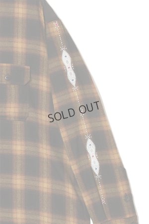 画像3: {SOLD}MAYO メイヨー STUD LOOK EMBROIDERY CHECK SHIRT スタッズ風刺繍チェックシャツ{-BEA}