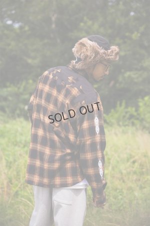 画像6: {SOLD}MAYO メイヨー STUD LOOK EMBROIDERY CHECK SHIRT スタッズ風刺繍チェックシャツ{-BEA}