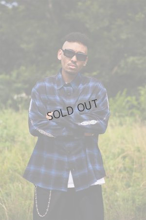 画像6: MAYO メイヨー STUD LOOK EMBROIDERY CHECK SHIRT スタッズ風刺繍チェックシャツ{-BEA}