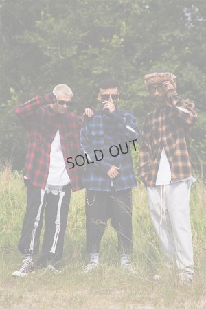 画像10: MAYO メイヨー STUD LOOK EMBROIDERY CHECK SHIRT スタッズ風刺繍チェックシャツ{-BEA}