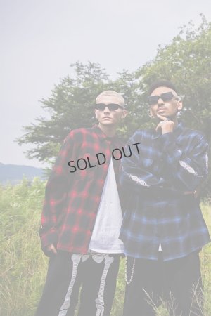 画像12: MAYO メイヨー STUD LOOK EMBROIDERY CHECK SHIRT スタッズ風刺繍チェックシャツ{-BEA}