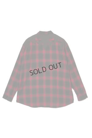 画像2: {SOLD}MAYO メイヨー STUD LOOK EMBROIDERY CHECK SHIRT スタッズ風刺繍チェックシャツ{-BEA}