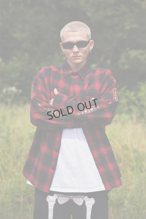 画像6: {SOLD}MAYO メイヨー STUD LOOK EMBROIDERY CHECK SHIRT スタッズ風刺繍チェックシャツ{-BEA}