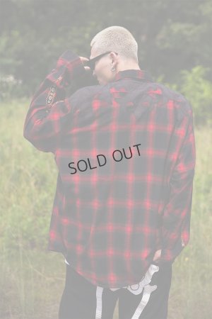 画像7: {SOLD}MAYO メイヨー STUD LOOK EMBROIDERY CHECK SHIRT スタッズ風刺繍チェックシャツ{-BEA}